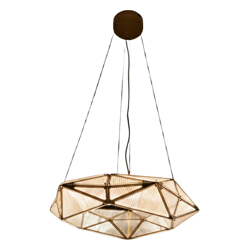 Lustre à DEL 24 po Lofties, 12" H x 23.6" W x 23.6" D