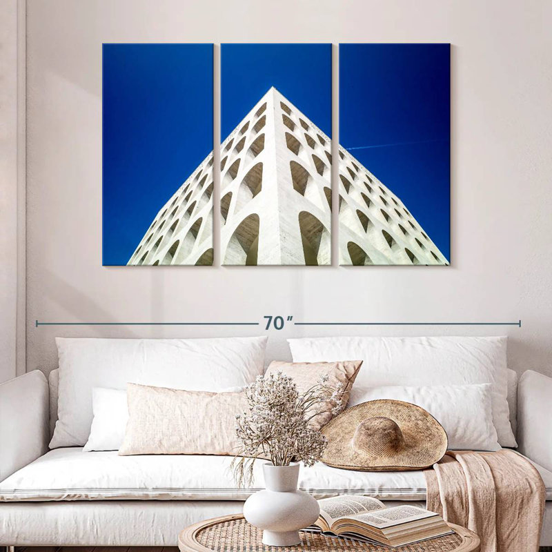 Colosseo Quadrato In Rome, 32" H x 50" W