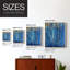 ABSTRACT Series VII, reproduction encadrée - bois massif-996238425-996238430
