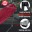Support pour hamac réglable Tranquillo, support pour hamac double capacité de 600 lb pour 2 personnes, support pliable et silencieux pour la vie active, sac de transport inclus, rouge-1620018199-1676791688