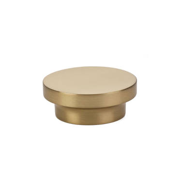 EMTEK Square Rosette Dummy, Pair with Matching Finish Round Knob - Choice  of 7 Finishes - 5050ROUUS4 - Satin Brass (US4), Door Knobs -  Canada
