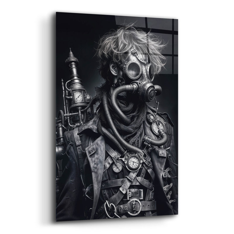 «Time Traveller 4» par KIR.DART, art mural en verre acrylique, H 24 po x l 16 po x P 0,2 po
