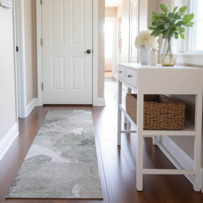 Tapis floral lavable à la machine Premium AMF1554
