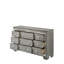 Commode en bois avec 9 tiroirs Alessandro