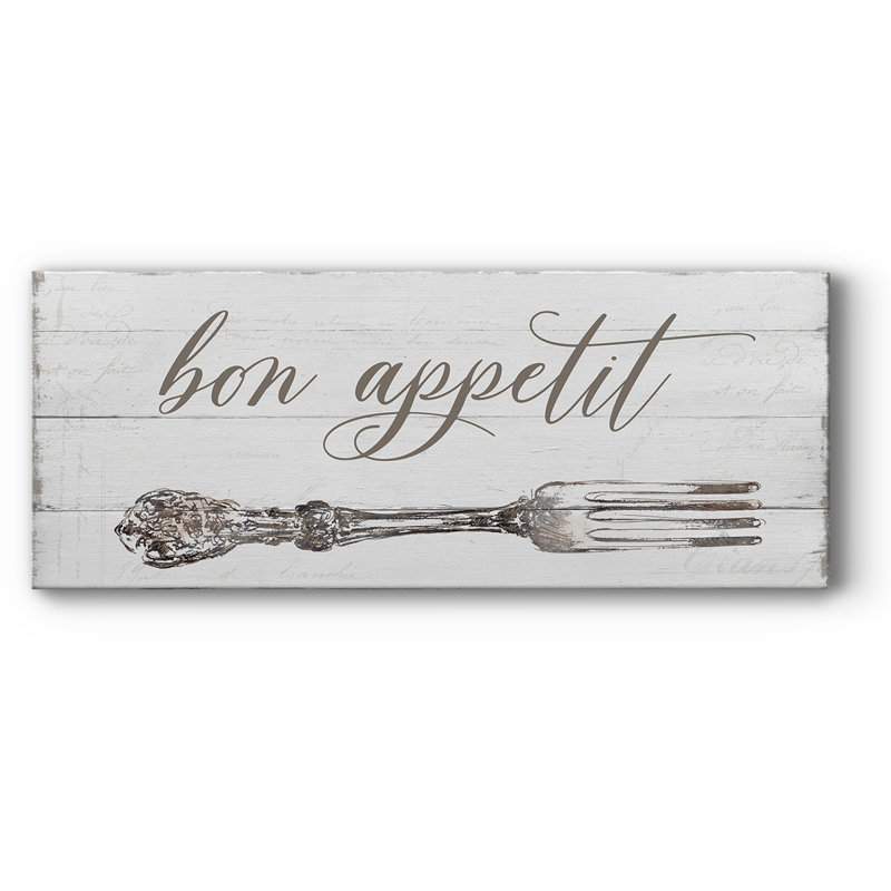 Bon Appetit, H 8 po x l 20 po x P 1,5 po
