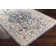 Tapis bleu marine / safran Fleeman