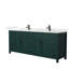 Beckett 84" Freestanding Double Bathroom Vanity with Quartz Top-582092715-582092710-582092714