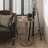  Pedestal Tray Top End Table for Holding Drinks, Lamps or Plants, Brown