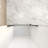 Pivot Shower Door, Aluminum Frame, Half Frame ,1/4"(6Mm) Tempered Glass Explosion Proof Film,Stainless Steel Handle-120559024