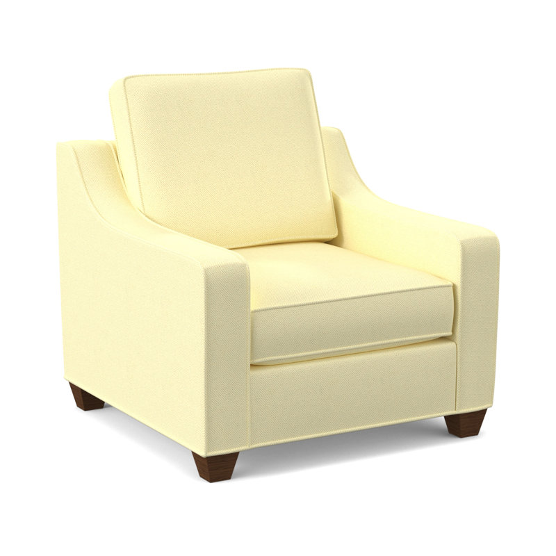 Clark Upholstered Armchair, Montana Walnut, Antic Shell