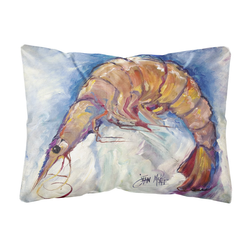 Coussin intérieur/extérieur crevette