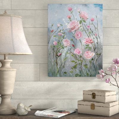 « blissful pré », reproduction de peinture à l’acrylique sur toile tendue