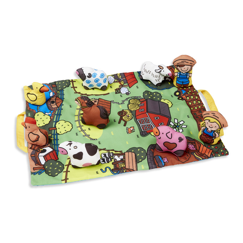 4.75'' L 60% Fabric (polyester), 20% Polyfill Stuffing, 20% Plastic. Playmat