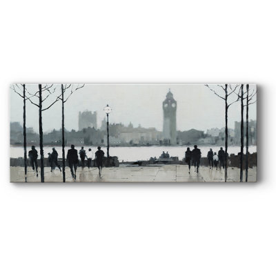 Morning London sur impression sur toile