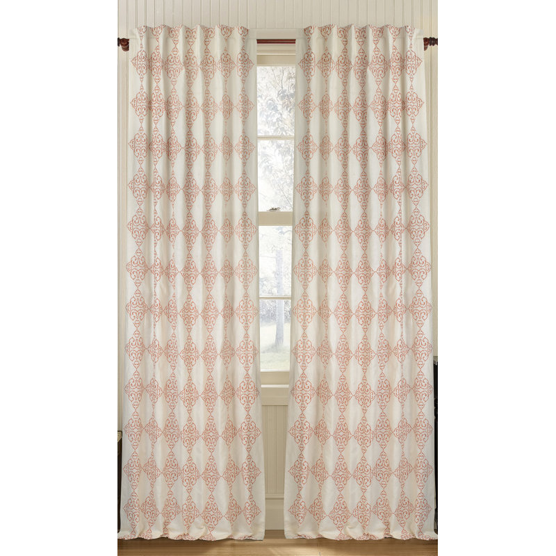 Semi Sheer Curtain, 50" W x 96" L, Ivory