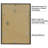 Americanflat Picture Frame - Thin Border Poster Frame with Plexiglass for Wall Display-101254798-101254851