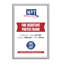 Cadre pour affiche M&T Affiche résistante au feu 18 x 24 - Certifié EN13501-1, aluminium argenté, fixation murale à changement rapide à chargement frontal, photo, image, document, porte-affiche de certificat-57393383-104563733