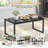 Rectangle Coffee Table With Tempered Glass-1437100544