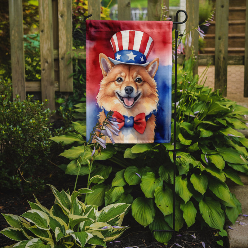 Drapeau patriotique du jardin américain, Spitz finlandais