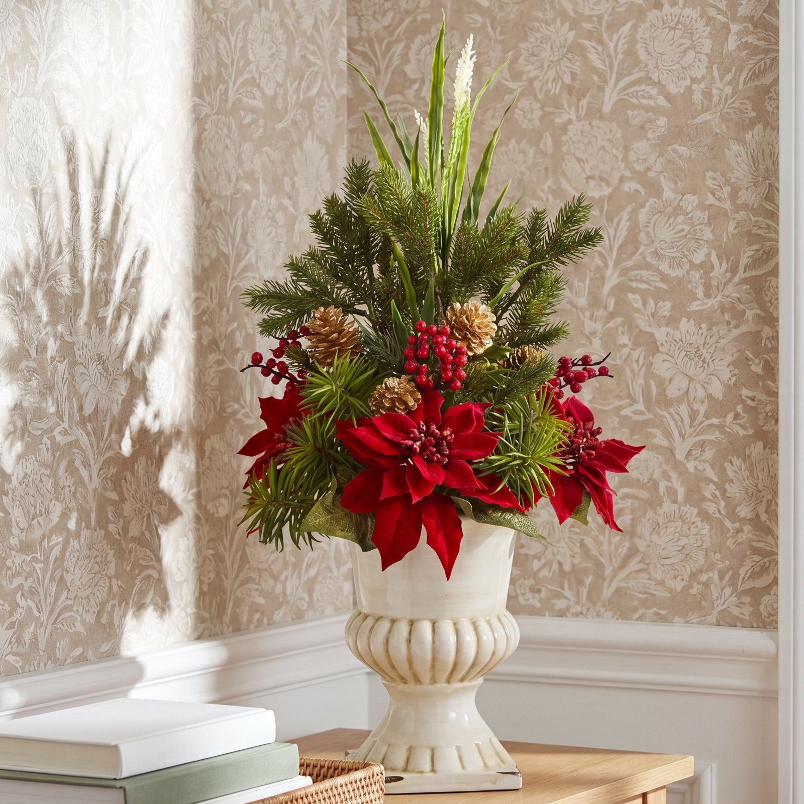 Poinsettia Floral Arrangement