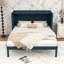 Grand lit escamotable en bois avec lattes-465326363