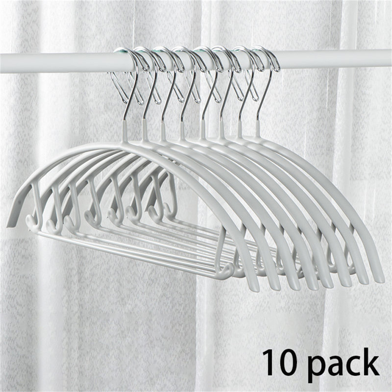 Cintres en métal coupe-vent avec pinces à verrouillage automatique, 30