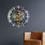 Solid Wood Wall Clock-1163169024