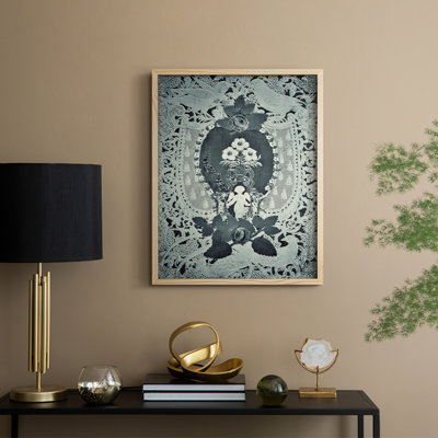 Reproduction encadrée vintage rétro Lxxxvii - bois massif