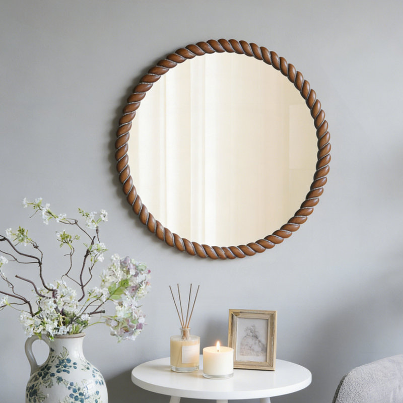 Miroir d'appoint 28,5 x 28,5 po
