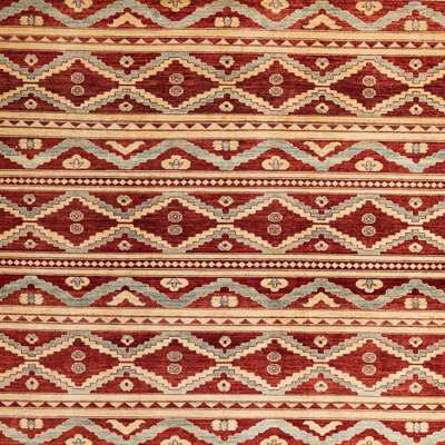 Tapis abstrait rose / blanc