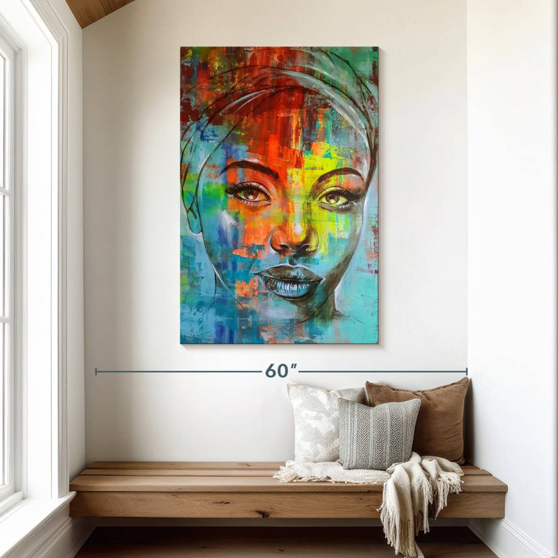 Leisha Chaba She Knows, 48" H x 32" W