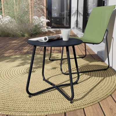 Mickelsen Steel Patio Side Table