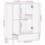 Aigan 60cm Sideboard