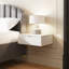 Sienna 50cm W Manufactured Wood Bedside Table