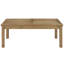Table basse d'extérieur rectangulaire en bois de teck de qualité supérieure Modway Marina