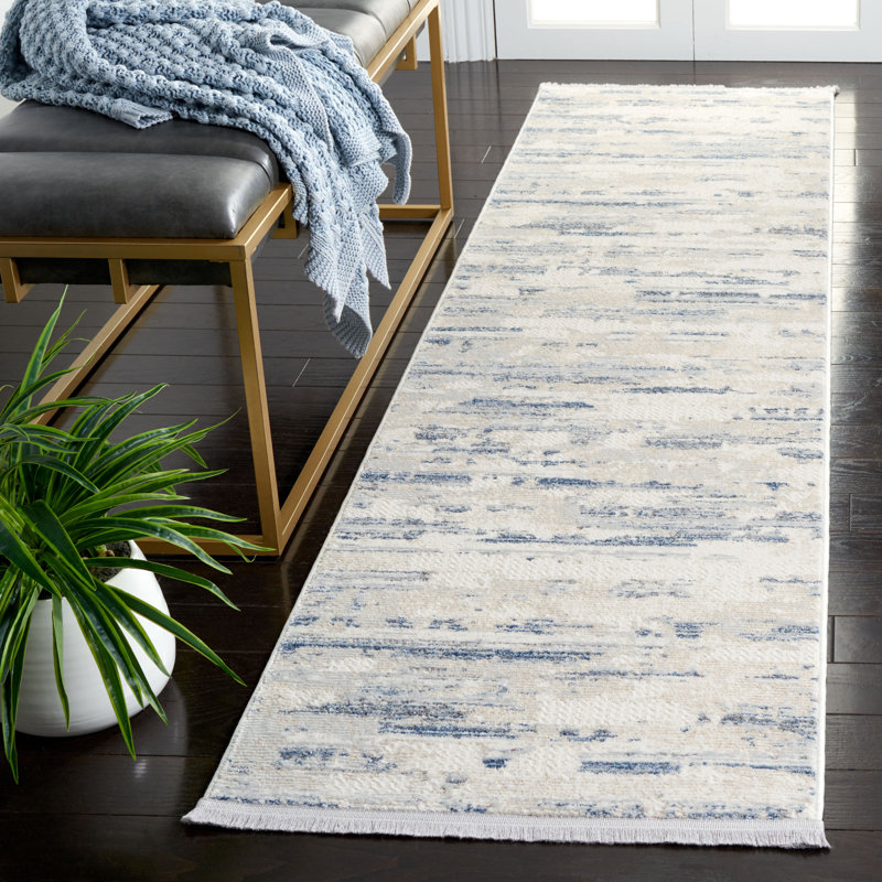 Merrymount Whisper Performance Abstract Rug, Runner 2'2" x 8'