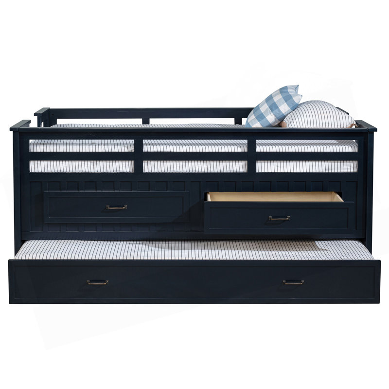 Lit simple capitaine avec lit gigogne Starboard