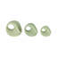 Sagebrook Home 3-Pieces 4/5/6" Zelen Green Quartz Resin Spheres