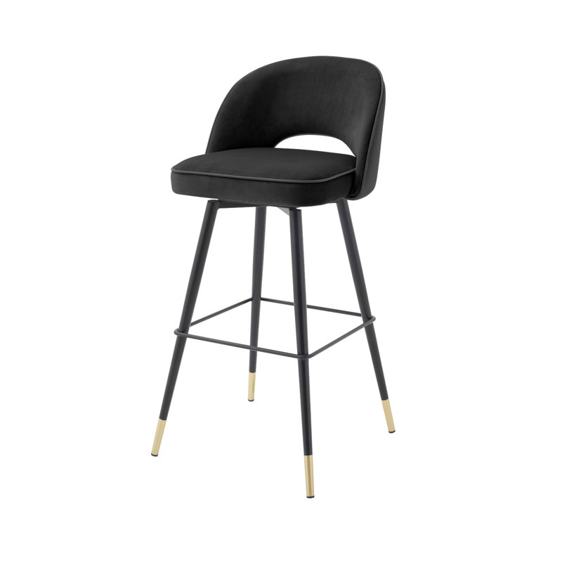 Cliff Barstools (2), Black, Bar Stool (31” Seat Height)