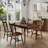 Solid Wood Farmhouse Dining Table - 63" Rectangular Table With Rounded Edges & Round Legs - Walnut Finish-899383075
