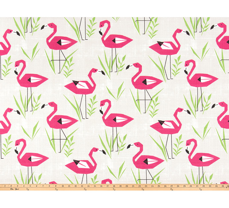 Coussin Flamingo, 17 po x 17 po