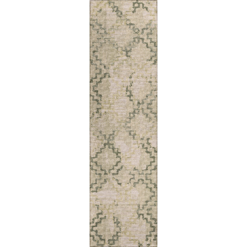 Ancika Chenille Washable Moroccan Rug, Runner 2'3" x 7'6"