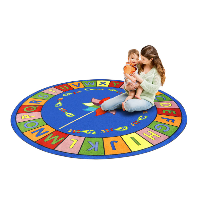 Tapis éducatif Pinwheel, Rond 5 pi 4 po