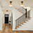 1 - Light Single Pendant Light With Clear Glass (Set Of 3)