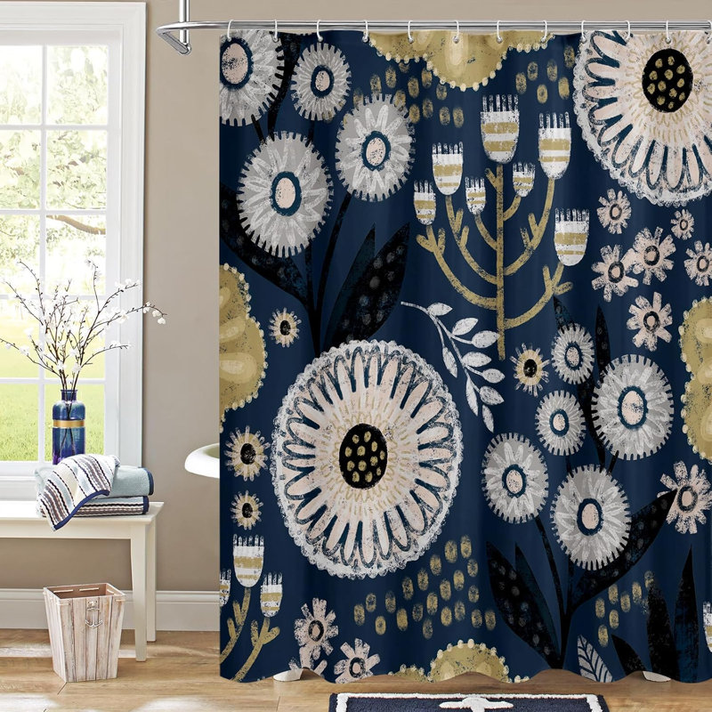 Rideau de douche Boho