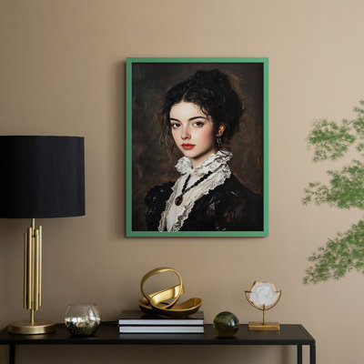 WOMEN Series CCXVIII Framed Print - Solid Wood