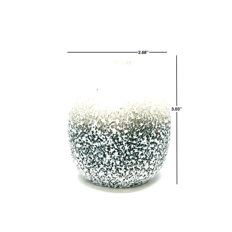 Vase de table Alexiona, Bleu, H 3 po x l 2,7 po x P 2,7 po