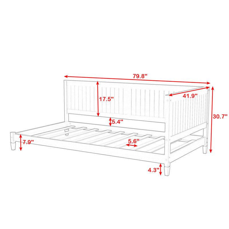 Iversen Daybed, White, Twin