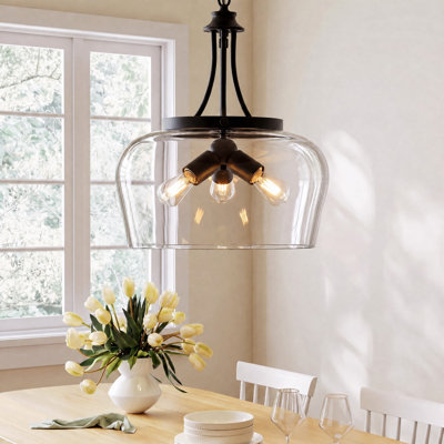Geier 3 - Light Matte Black Unique/Statement Pendant