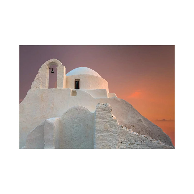 Europe, Greece, Mykonos. Church Of Panagia Paraportiani. by Jaynes Gallery - Wrapped Canvas Print, 101.6 cm H x 66.04 cm W
